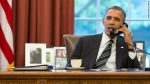 عکس تاریخی لحظه گفت و گوی اوباما و روحانی