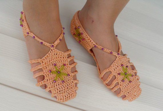 Knitting crochet shoes (10)