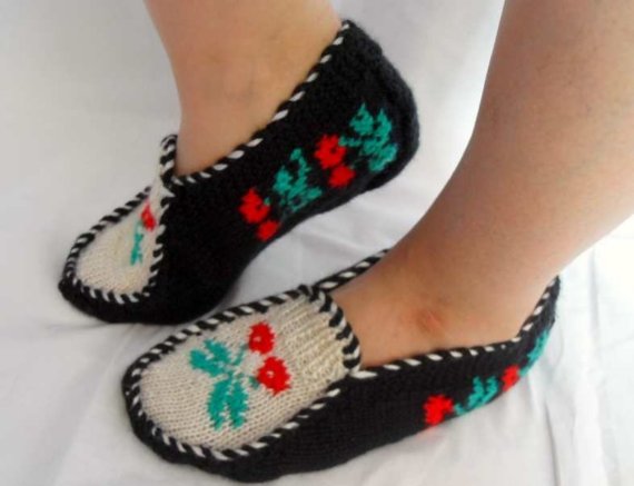 Knitting crochet shoes (13)