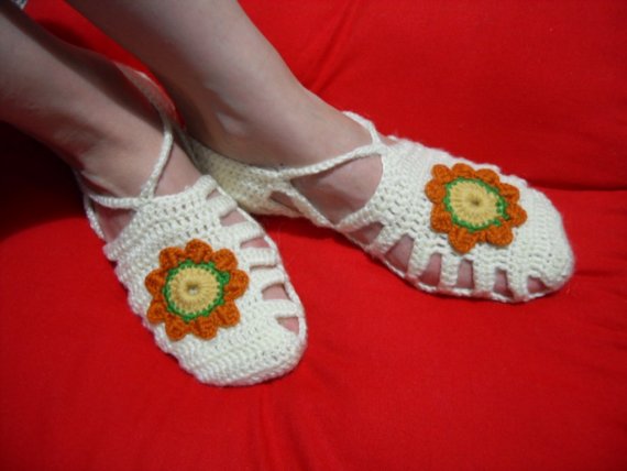 Knitting crochet shoes (14)