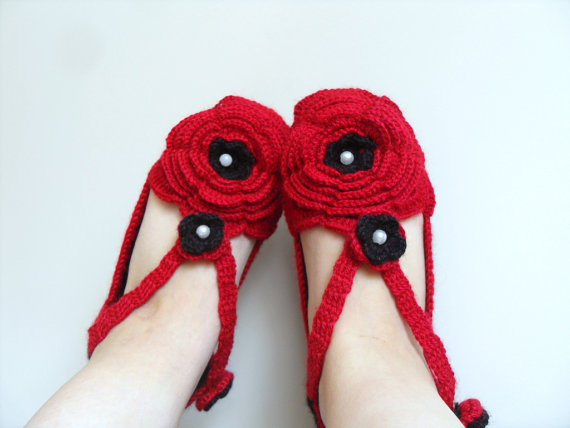 Knitting crochet shoes (15)