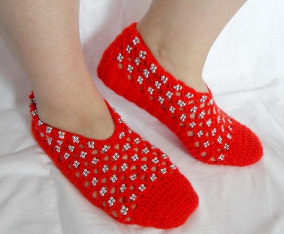 Knitting crochet shoes (19)