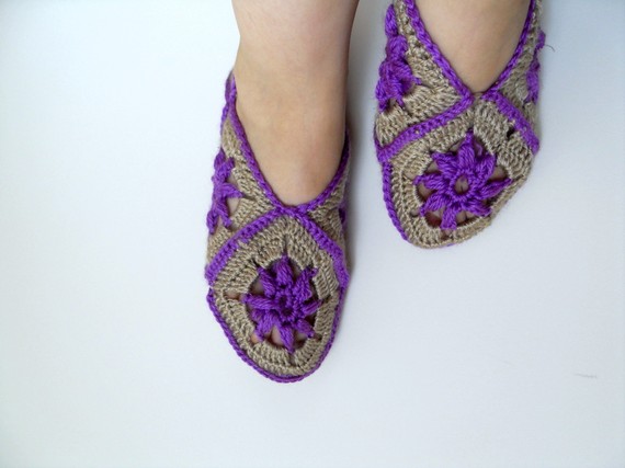 Knitting crochet shoes (2)