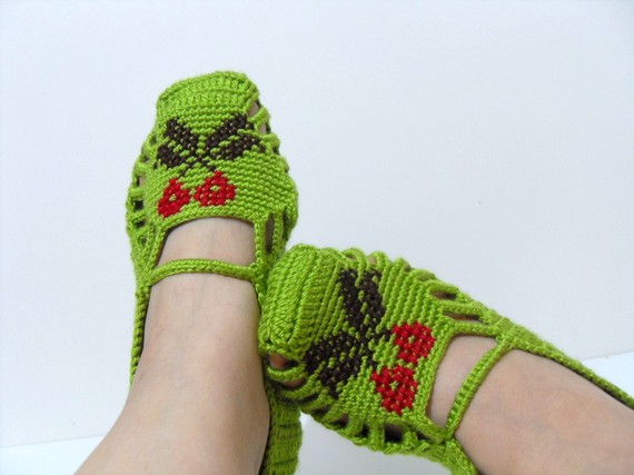 Knitting crochet shoes (20)
