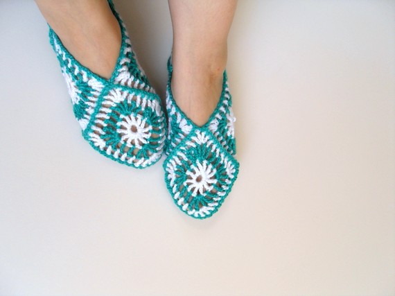 Knitting crochet shoes (5)