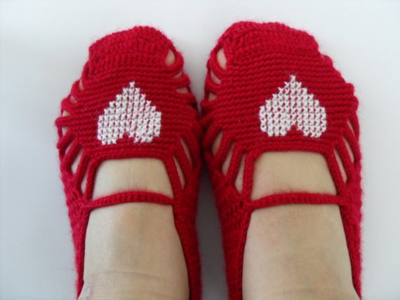 Knitting crochet shoes (6)