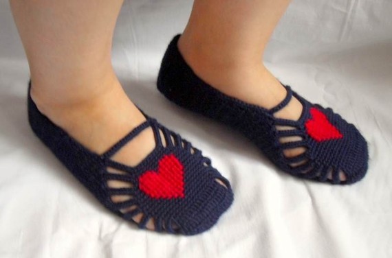 Knitting crochet shoes (7)