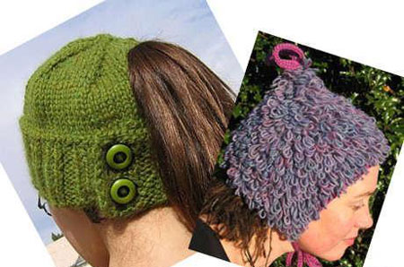 Model knitted hats 4