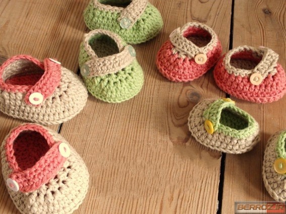 crochet shoes and sandal for kids make handmade children (7)