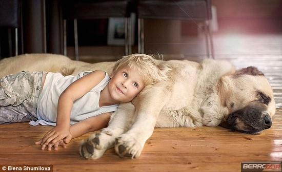 Friendship kids and big dogs (8)
