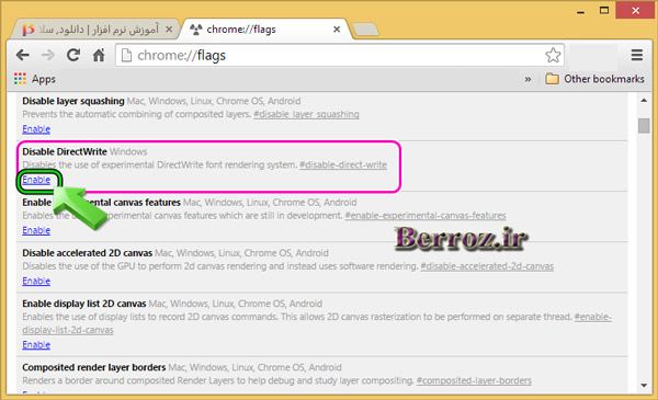 Disorganization categories and menus in Google Chrome Browser (5)
