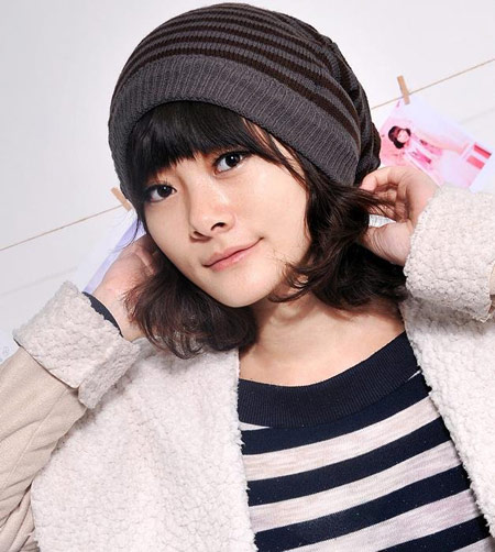 Knitted hats for girls (13)