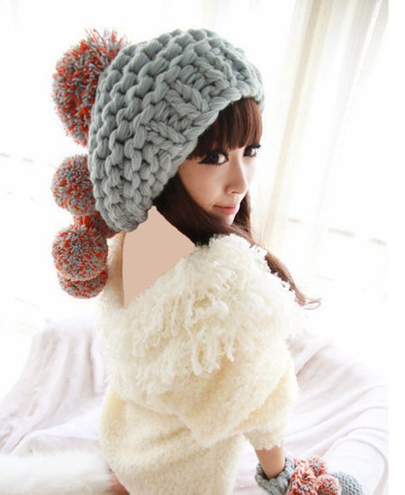 Knitted hats for girls (9)