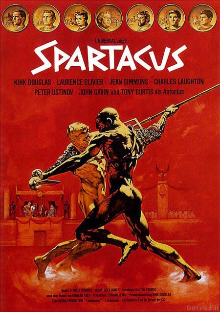 دانلود فیلم Spartacus 1960 با دوبله ی فارسی