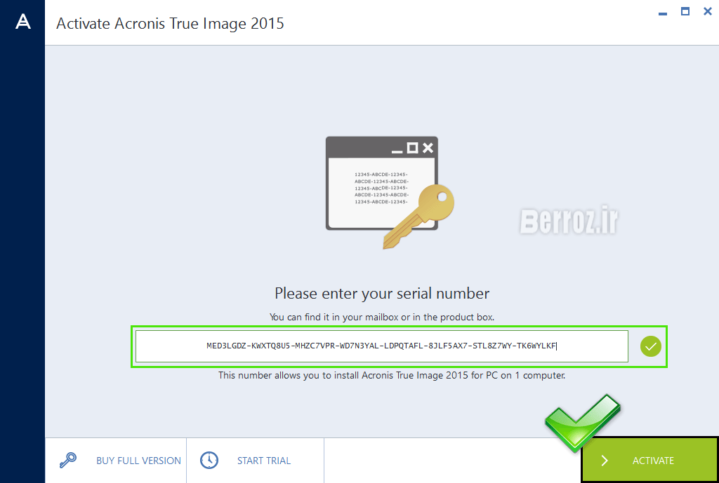 Installing and Activating Acronis True Image (9)