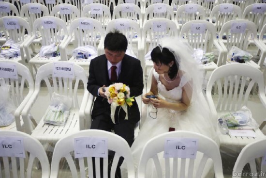 Photo 3800 married couples from all over the world in South Korea (9)