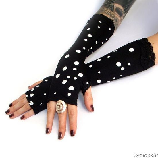 Fabric gloves model (14)