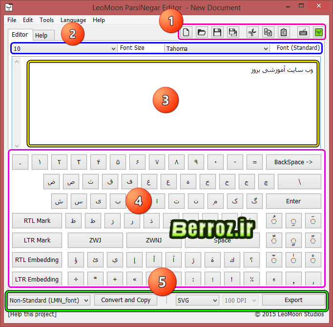 how to type persian in all software (6)