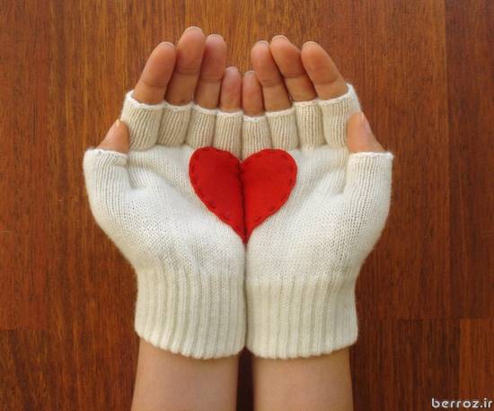 Knitted gloves without fingers (9)