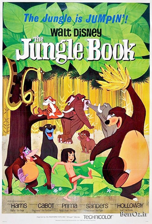 دانلود انیمیشن کتاب جنگل, The Jungle Book 1967